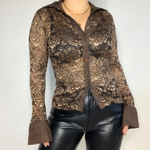 Anne Fontaine Lace Blouse